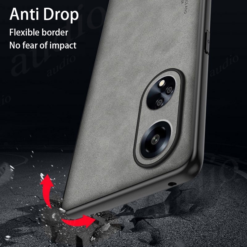 Ốp Điện Thoại Da Cừu Nam Châm Dành Cho OPPO A98 5G 2023 A98 A1 A17 A1Pro A78 A58 A77 A57 A77s 4G 5G