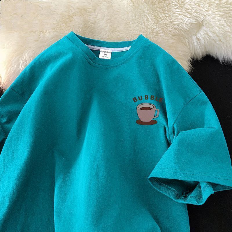 Bigsize t shirt nam，áo phông，áo nam，áo thun nam，áo local brand，áo xám，Áo Thun 100% cotton Tay Lửng Dáng Rộng Phong Cách Hàn Quốc Thời Trang Mùa Hè Cho Nam，đồ bộ nam，đen，trắng，xám，xanh lam，màu hoa mai，