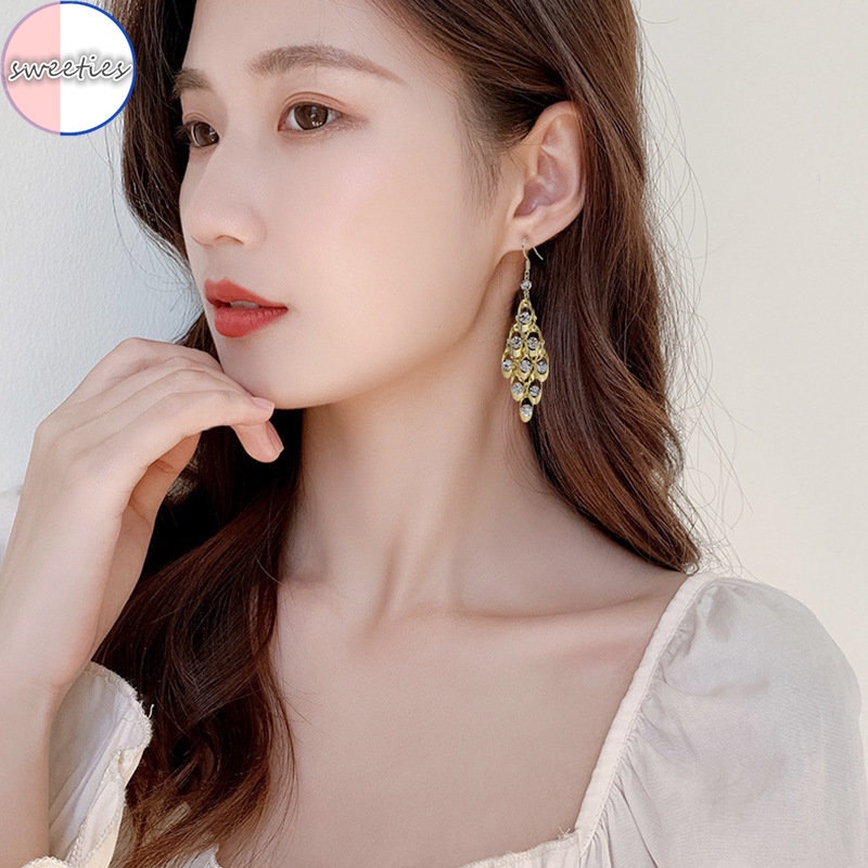 Bông Tai HợP Kim DạNg Tua Rua NhiềU KiểU DáNg