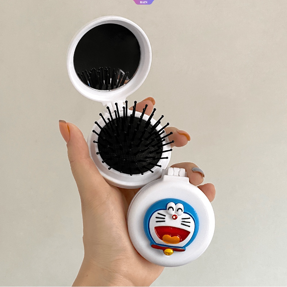 SANRIO Gương Trang Điểm Mini Hình Hello Kitty My Melody StellaLou Dâu Tây Có Thể Gập Lại Cho Nữ [RAIN]