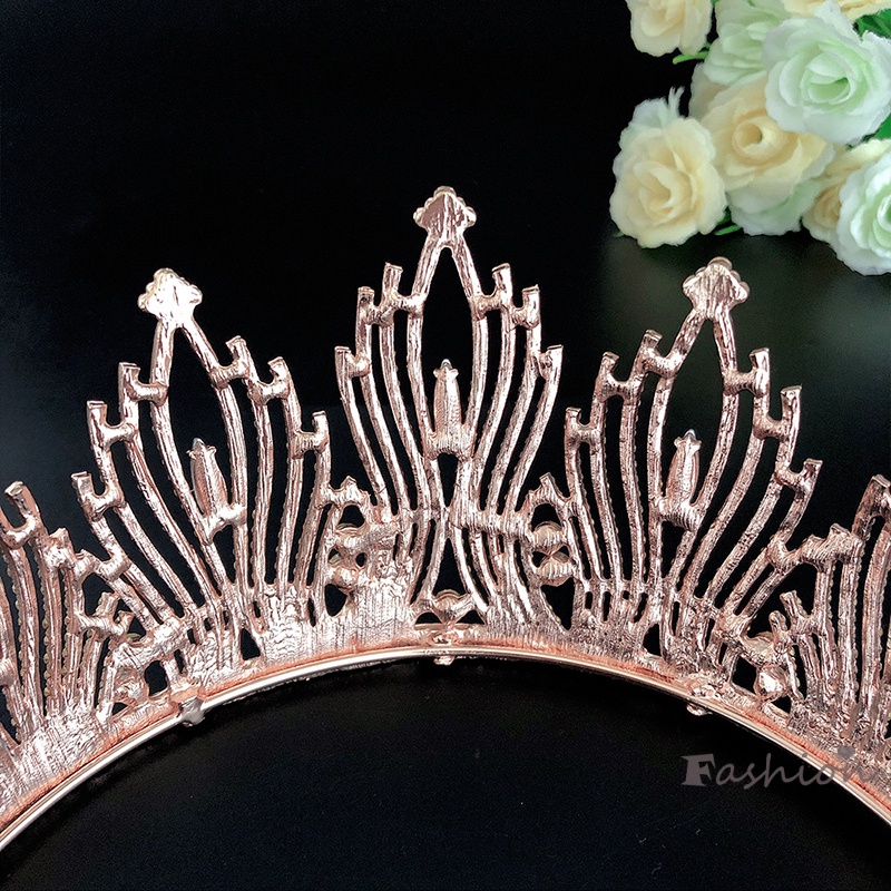 Vương Miện Đội Đầu Cô Dâu Sang Trọng Quý Phái