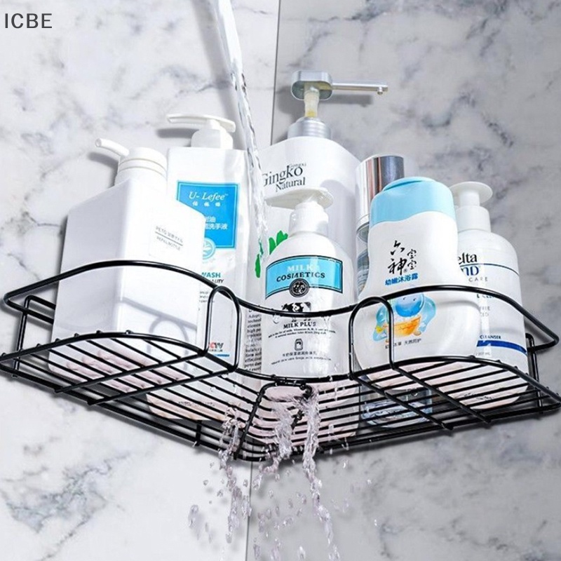 Kệ Đựng Mỹ Phẩm Hình Tam Giác Tiện Dụng Cho Nhà Bếp / Nhà Tắm