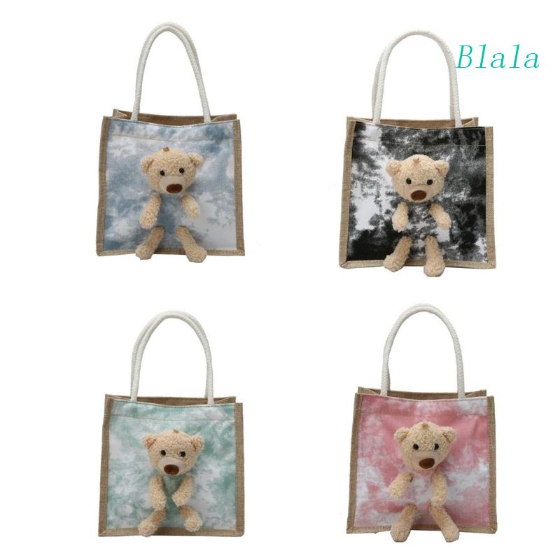 Túi Xách Nữ Cỡ Lớn In Hình Gấu Dễ Thương