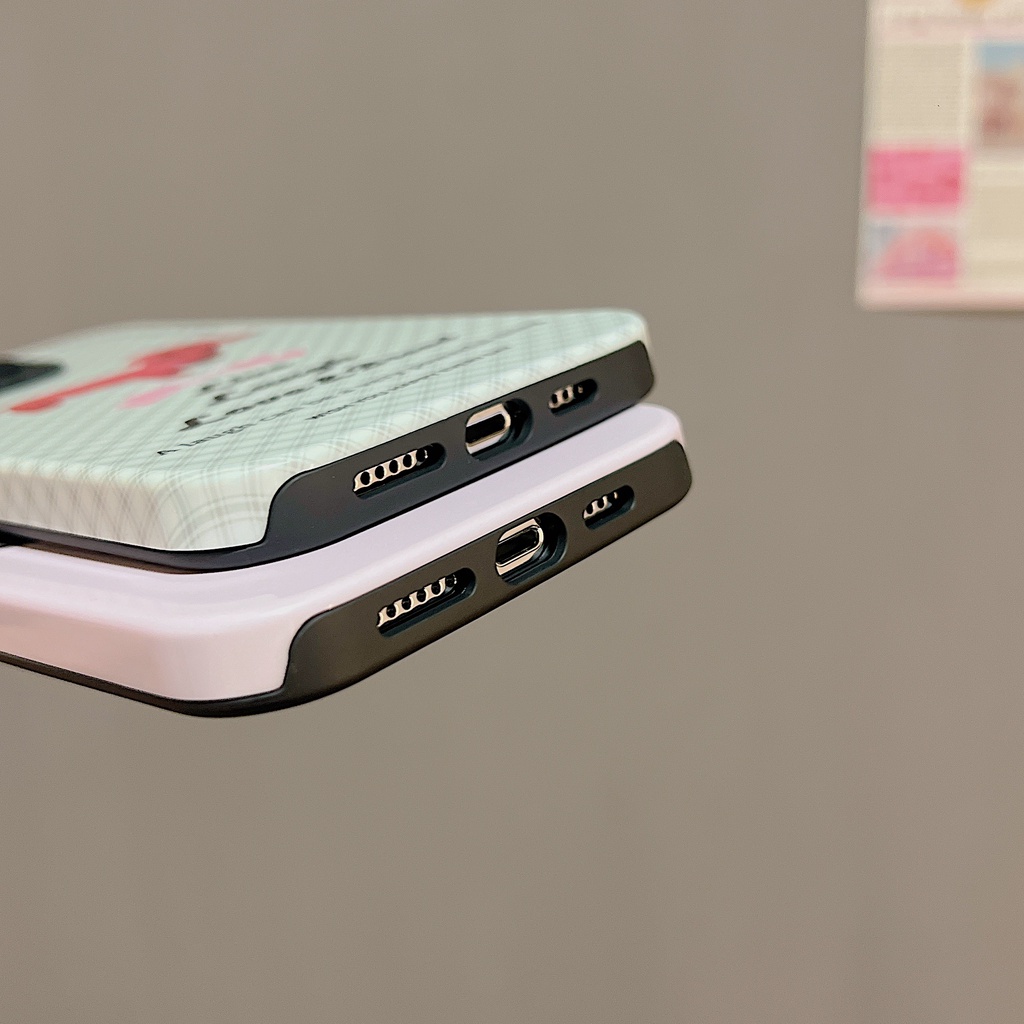 Ốp Điện Thoại Nhựa PC Cứng Viền Dẻo Chống Sốc In Hình Chó Mèo Đen Cho iPhone 11 13 12 14 Pro Max