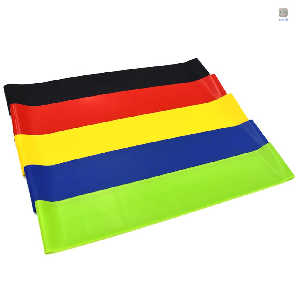 Set 5 Dây Đai Kháng Lực Bằng Latex Kèm Túi Đựng Hỗ Trợ Luyện Tập Sức Mạnh Vật Lý Tại Nhà
