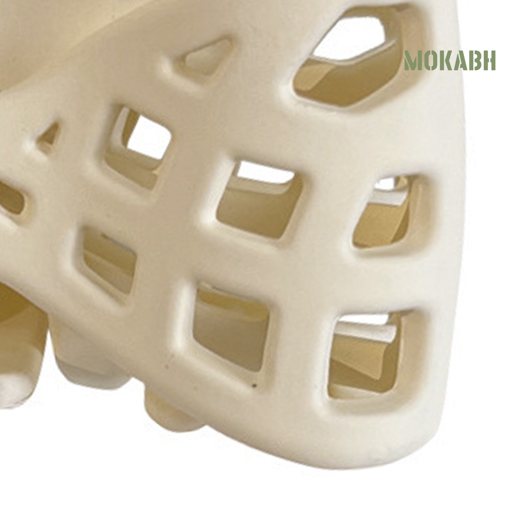 Kẹp Tóc Hình Nơ Màu Đen / Be Chống Trượt Kiểu Dáng Cổ Điển Dành Cho Nữ