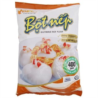 Bột nếp tài ký gói 400g. bột làm bánh ít trần, bánh dày, chè trôi nước,...