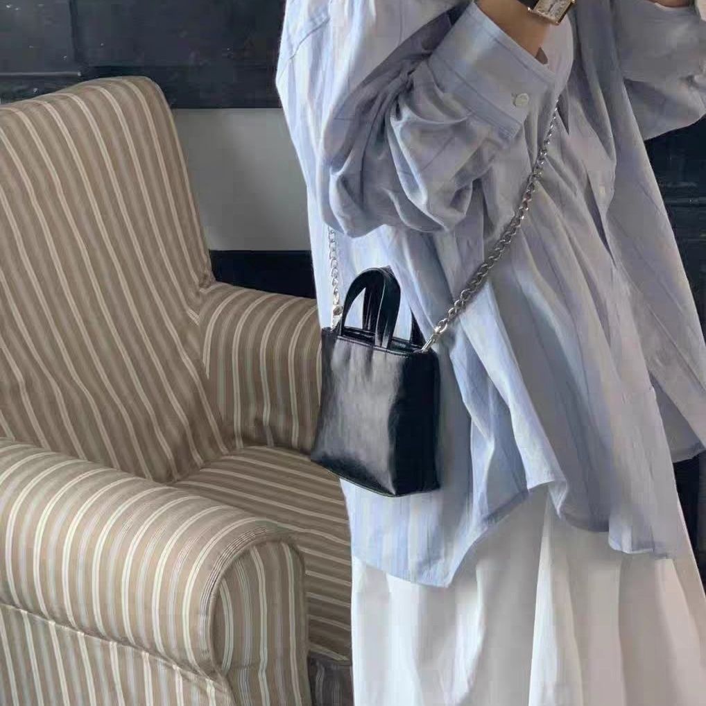 Túi Đeo Chéo Nhỏ Màu Trơn Phong Cách Hàn Quốc Chất Lượng Cao