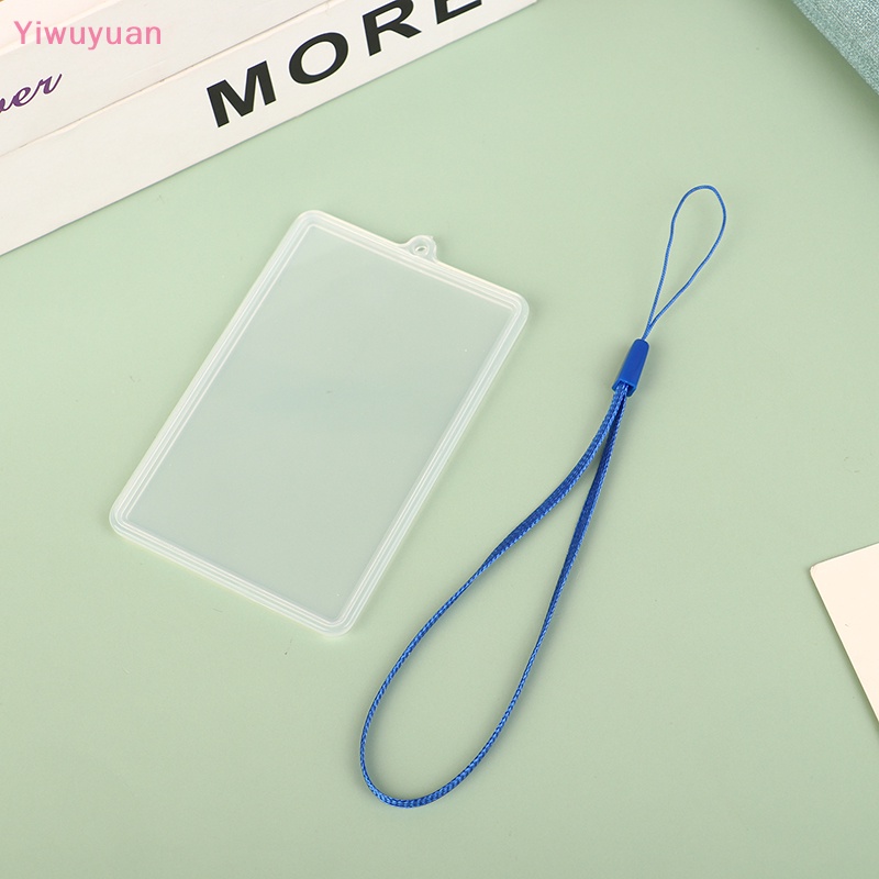 Bao Da Điện Thoại Nắp Lật Trong Suốt Kèm Dây Đeo Thẻ ID Cho Học Sinh / Xe Buýt