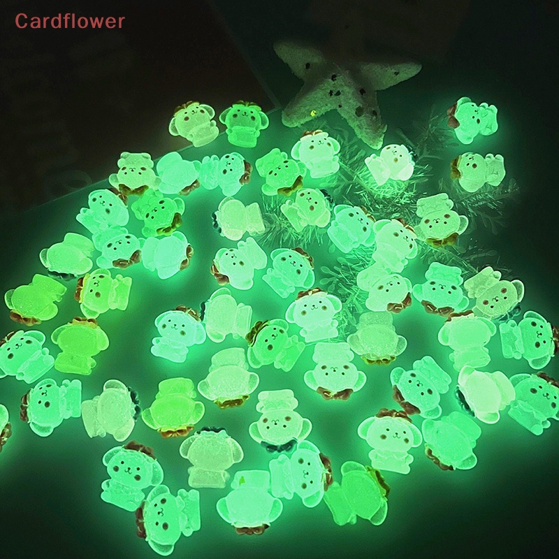 Bộ 2 Đồ trang trí Chú Chó Cinnamon Mini Dạ Quang Trang Trí Tiểu Cảnh Mới