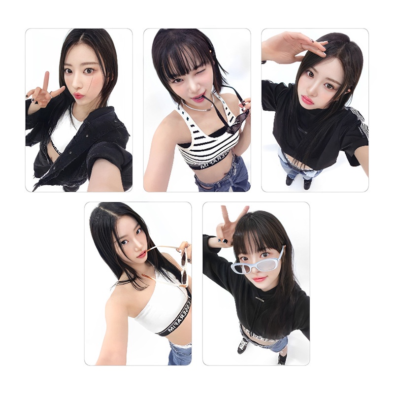 Album Ảnh Thẻ Bài SAKURA KIM CHAEWON HUH YUNJIN KAZUHA HONG Euchae