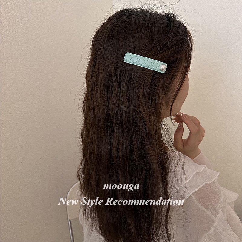 Kẹp Tóc Màu Kem bb Moouga Thời Trang Xuân Hè Cho Nữ