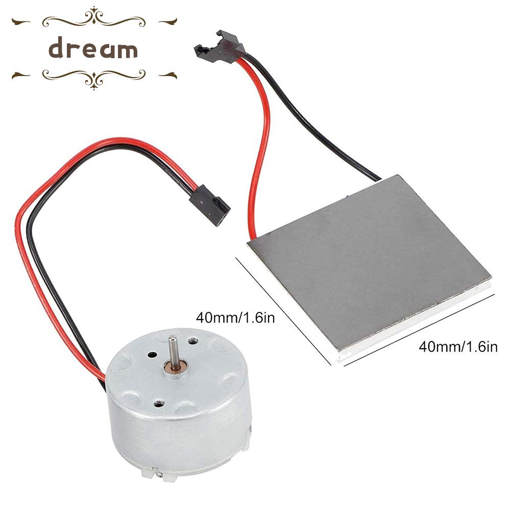 【DREAMLIFE】1 Set Stove Fan Part Motor Household Burner Fan Conversion Sheet Fireplace Fan