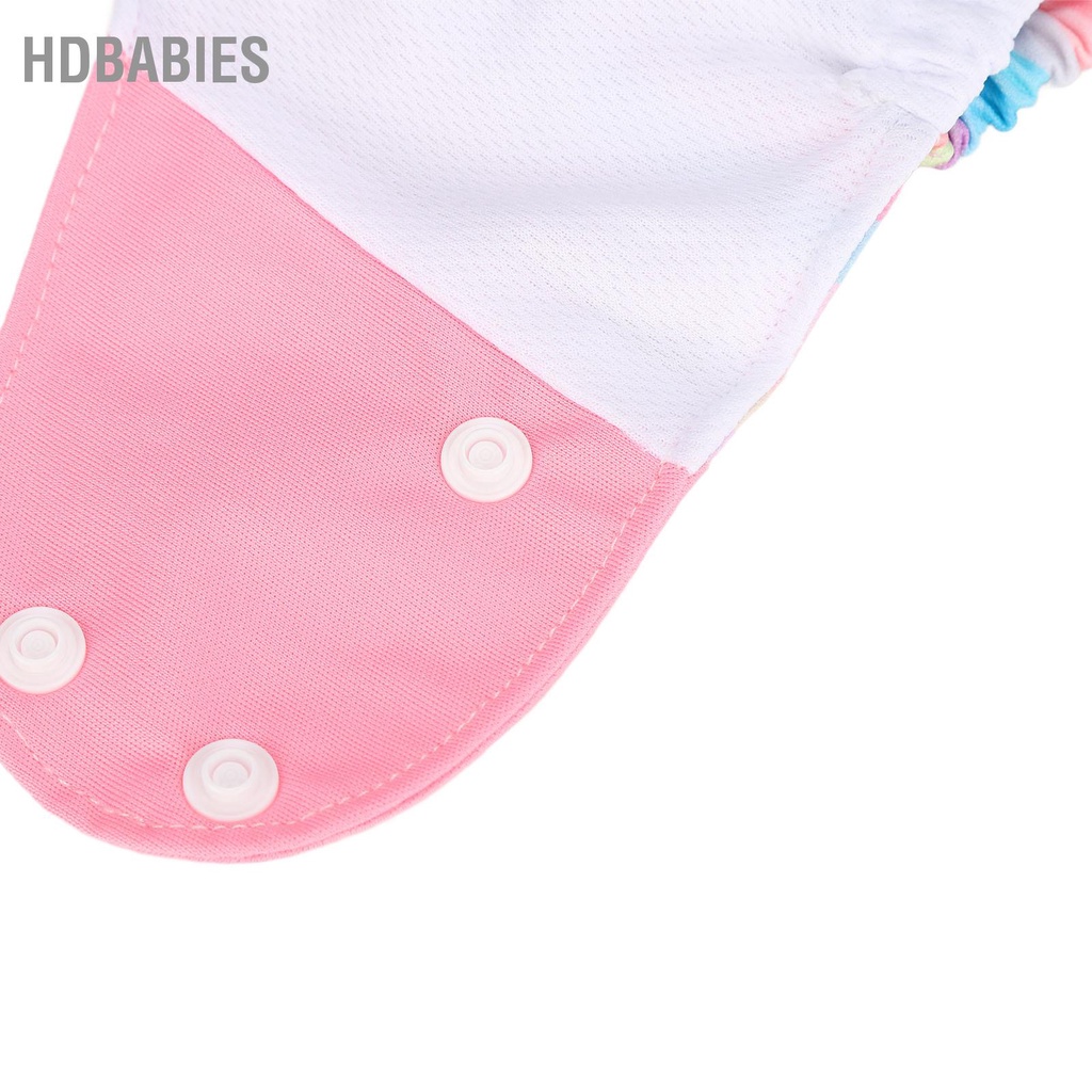 HDbabies 2 chiếc Tã trẻ em Thoáng khí Có thể giặt được tái sử dụng Quần tập cho từ 3 đến 15kg