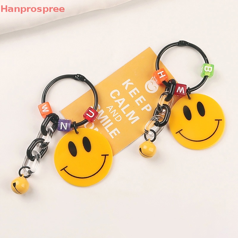 Hanprospree > Móc Chìa Khóa Hình Mặt Cười Dễ Thương Trang Trí Ba Lô Xe Hơi