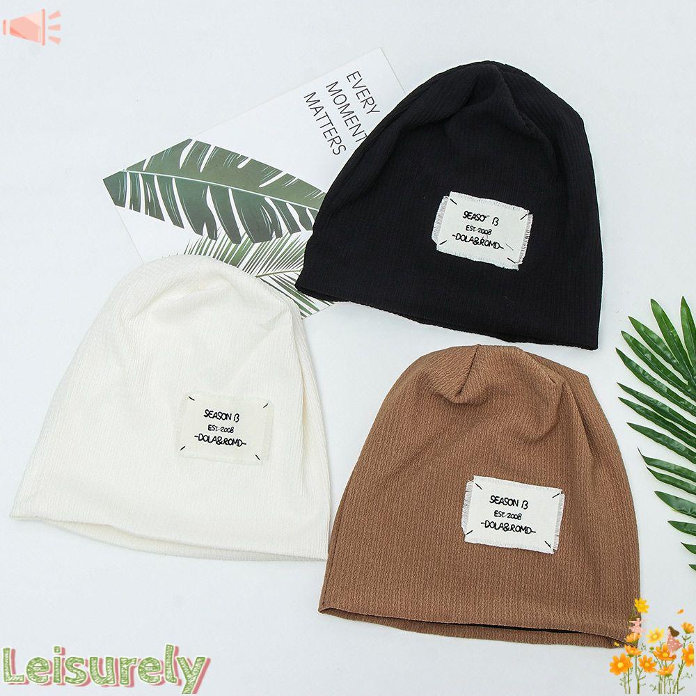 Mũ Beanie Mỏng Mùa Hè Đan Đường Chỉ Viền Cho Nữ