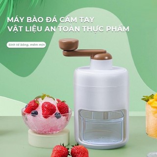 Avashop66 máy bào đá mini xay đá tuyết quay bằng tay đa năng cho gia đình