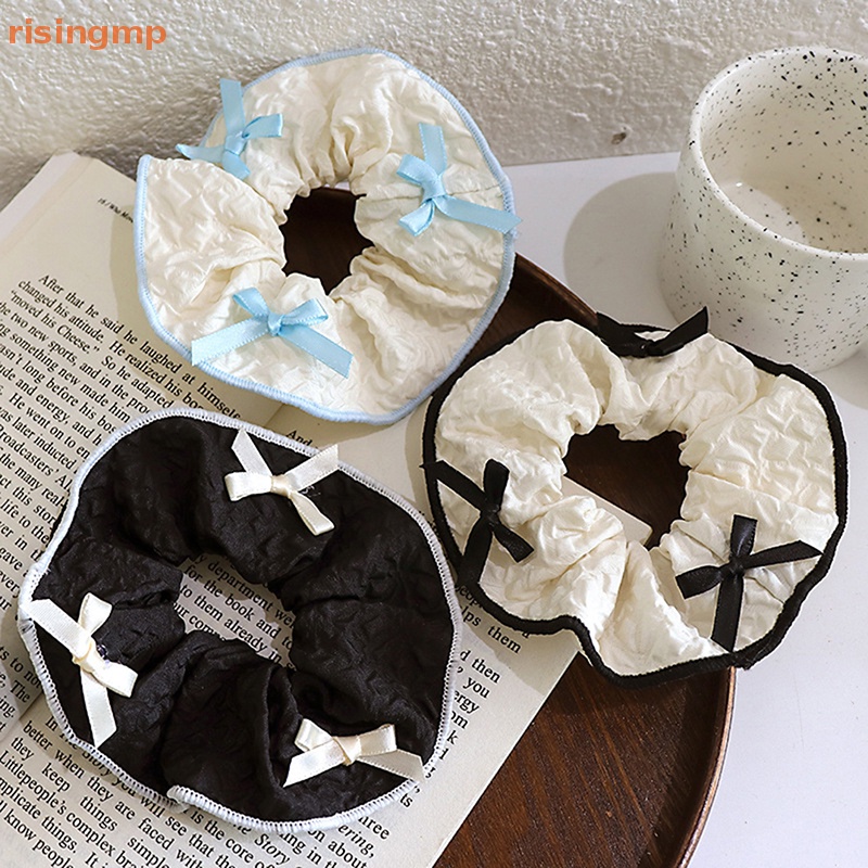 Dây Buộc Tóc Chất Liệu Da Co Giãn Phong Cách Hàn Quốc