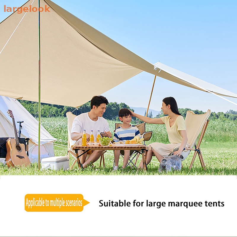 [Biglook] Chốt Cố Định Lều Cắm Trại Xoắn Ốc Bằng Thép Dạ Quang