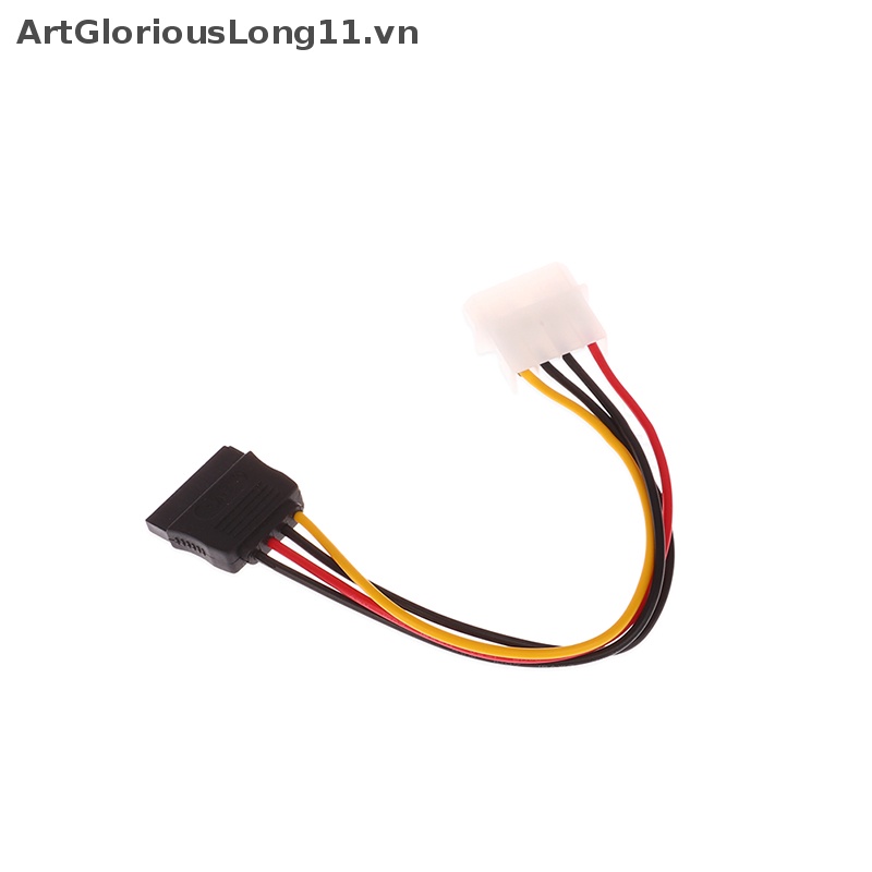 Dây Cáp Nối Dài Chuyển Đổi Giao Diện HDD 4 Pin Sang 15 Pin SATA Chuyên Dụng