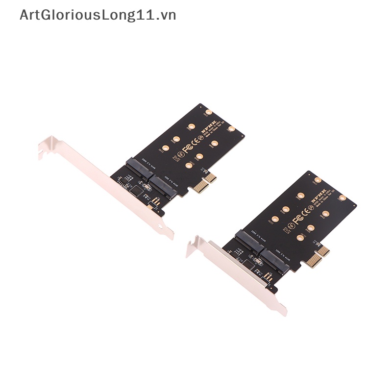 Card Chuyển Đổi chip Pci-E x1 Sang 2 Cổng SATA M.2 NGFF SSD Assm1061