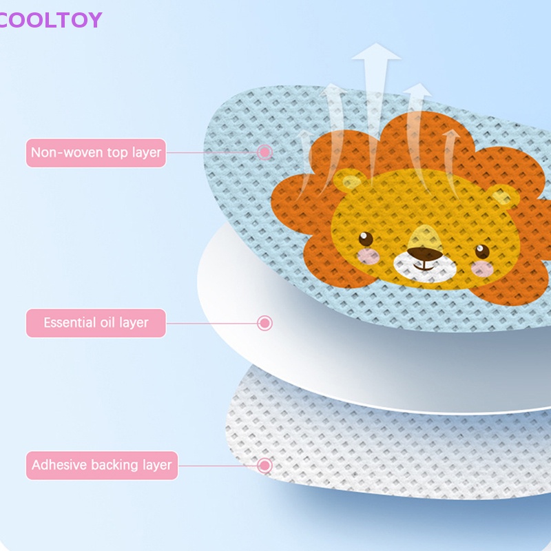 Cooltoy Set 36 Miếng Dán Chống Muỗi Nhẹ Nhàng Họa Tiết Hoạt Hình Cây Cối Không Để Lại Dấu Vết