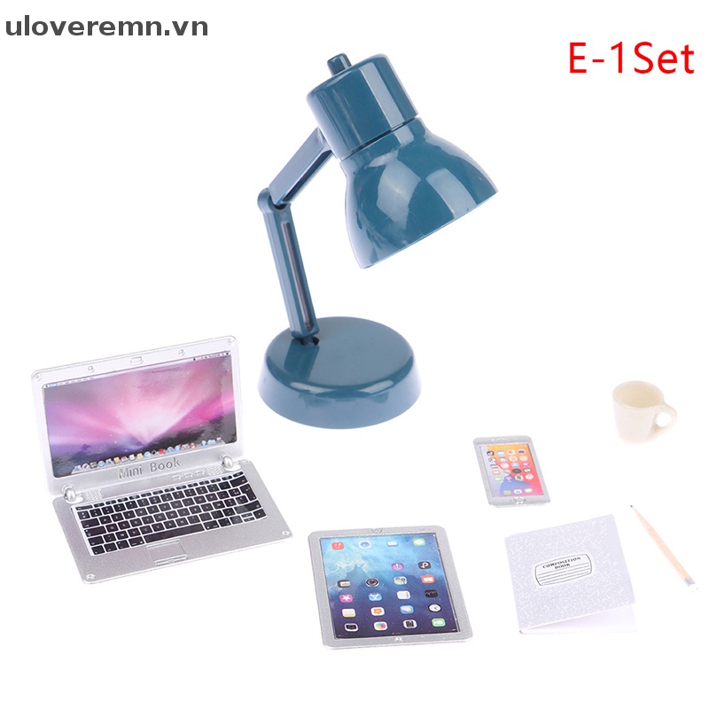 Mô Hình Đèn Bàn / Laptop / Điện Thoại / Máy Tính Bảng / Ly Nước Để Bàn Trang Trí Nhà Búp Bê Tỉ Lệ 1: 12