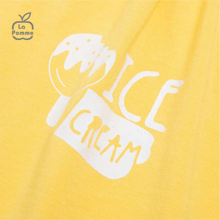 (DUY NHẤT 15/3 - MUA 2 GIẢM 5%, MUA 4 GIẢM 8%) Bộ cộc tay La Pomme Baby Ice cream - Vàng