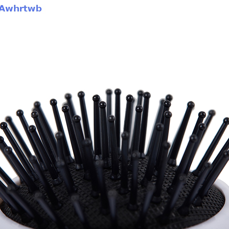 Lược Chải Tóc Mát Xa Da Đầu Tích Hợp Gương Gấp Gọn Bỏ Túi Tiện Lợi Du Lịch