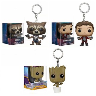 Móc Khóa Hình Nhân Vật Groot Raccoon Phim Guardians of the Galaxy
