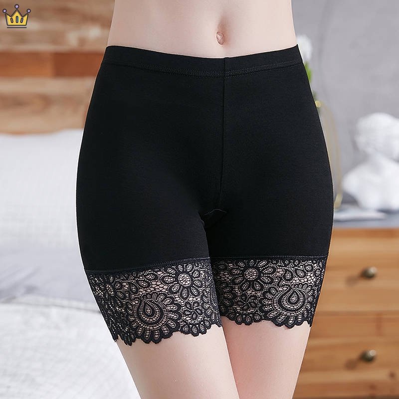 Quần Lót Boxer Cotton Dài Mềm Mại Cơ Bản Dành Cho Nữ JP5