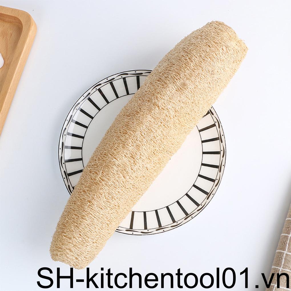 Bông Tắm Bằng Xơ Mướp Giúp Tẩy Tế Bào Chết Và Mát Xa Lưng Tái Sử Dụng Tiện Lợi