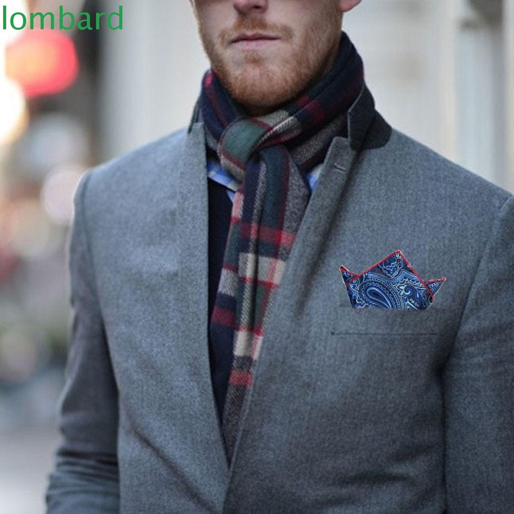 Khăn Tay Cotton Màu Trơn Phong Cách Vintage Cho Nam