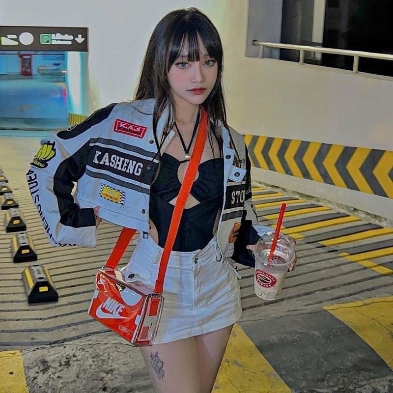 Túi Đeo Chéo Custom Nike Jordan Hộp Giày Mini, Bag Mini Đeo Vai Nam Nữ Dp