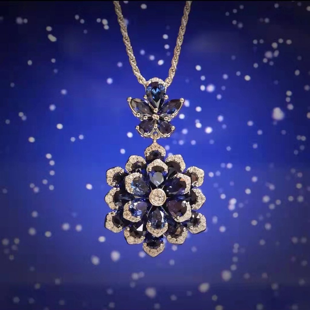 Bộ Dây ChuyềN + Bông Tai HợP Kim ĐíNh Đá Nhiề