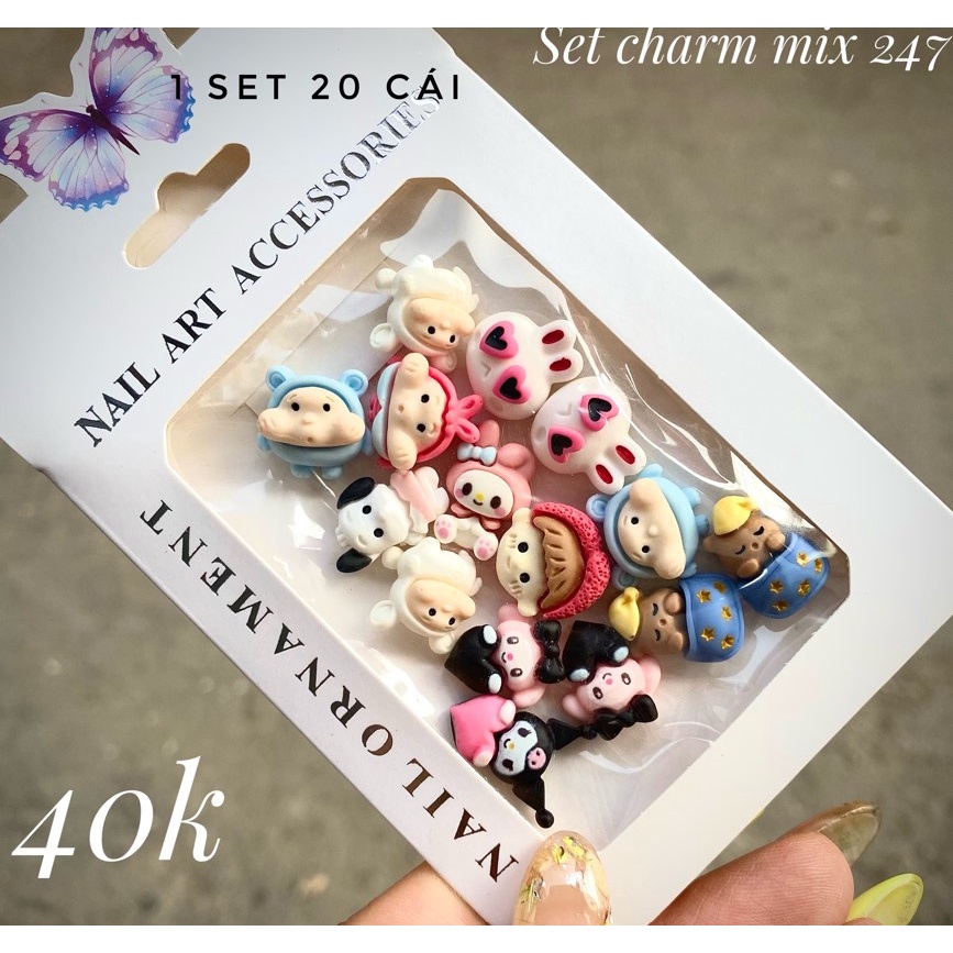 Set charm bảng 11 -đồ nails chuyên nghiệp-đồ nails nhật quyên