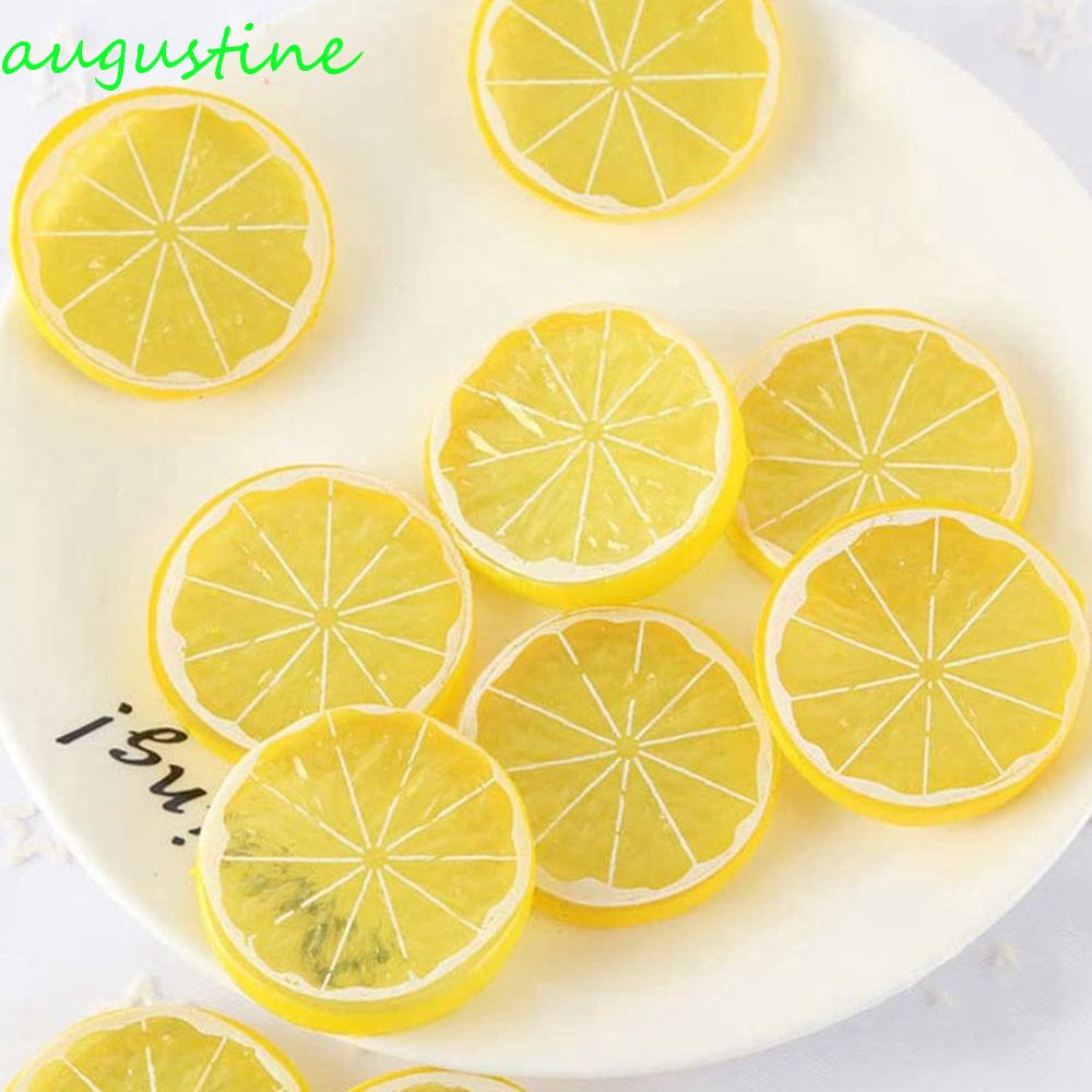 Lát Chanh Nhân Tạo Bằng PVC Dùng Trang Trí Sổ Tay / Tiệc Tùng