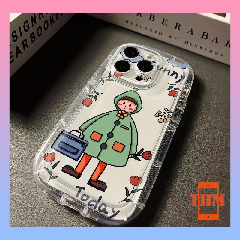 Ốp lưng iphone Cô gái dễ thương, xà phòng chống ngã, vỏ mềm giảm chấn Cho Iphone 6 / 6S / 6splus / se / 7 / 7plus / 8 / 8plus / X / xs / xsmax / 11 / 12 / 13 / 14 / Plus / Pro / Pro Max-415