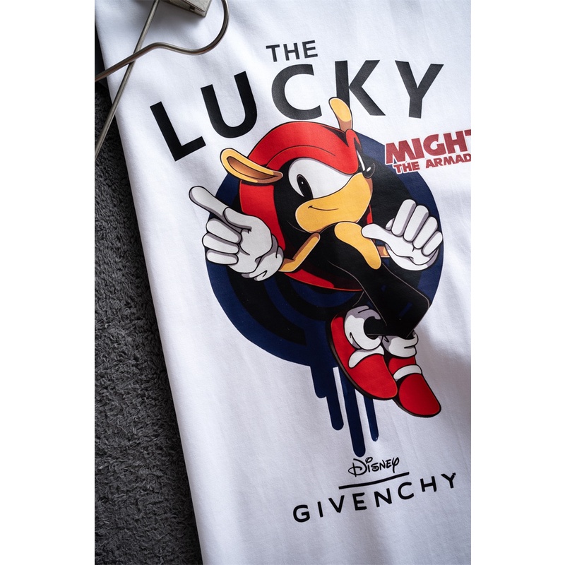 Áo Thun Tay Ngắn Cổ Tròn In Chữ Given Thời Trang Mùa Hè Cho Nam Và Nữ