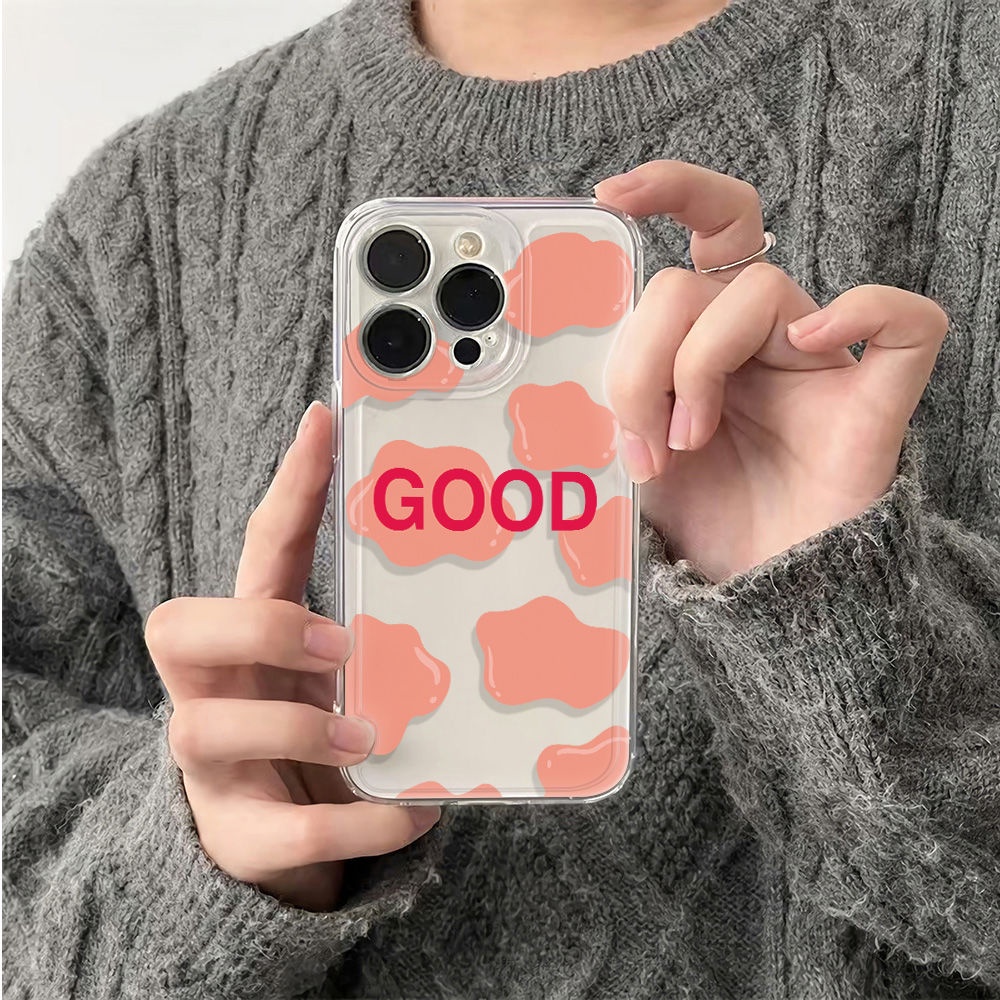 ✅Ốp Điện Thoại Mềm Chống Sốc Họa Tiết Chấm Bi Lớn 13 Màu Hồng Cho iPhone1214pro 6In78 plus11 XUG6