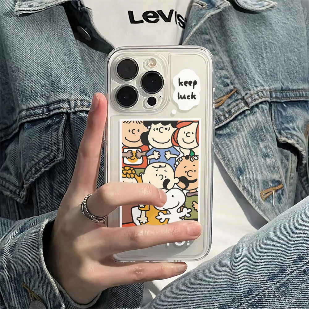 ✅Ốp Điện Thoại Dẻo Họa Tiết Hoạt Hình Snoopy Dễ Thương Chống Sốc Cho iPhone12 78 max Style 116In13 plus14pro