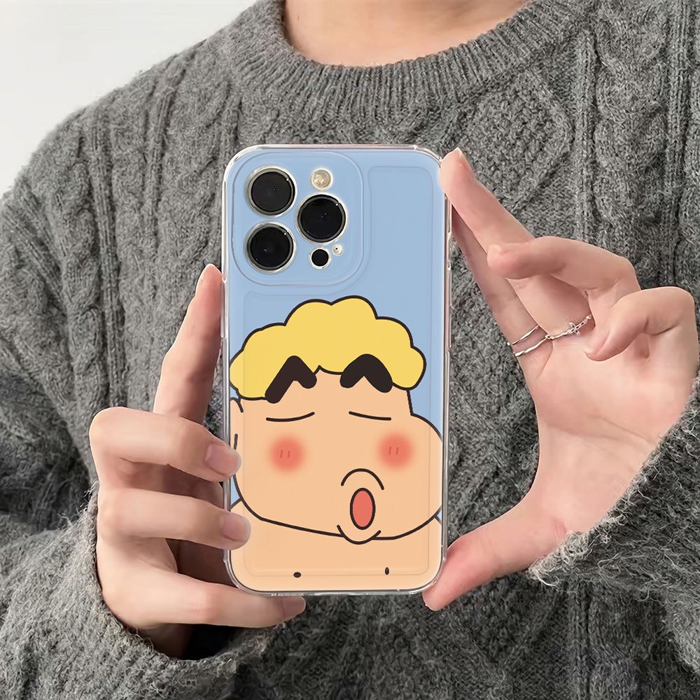 ✅Ốp Điện Thoại Mềm Chống Sốc In Hình Shin-Chan 13 Phong Cách Cho Iphone 6Inmax78Iphone12 1114pro HS16