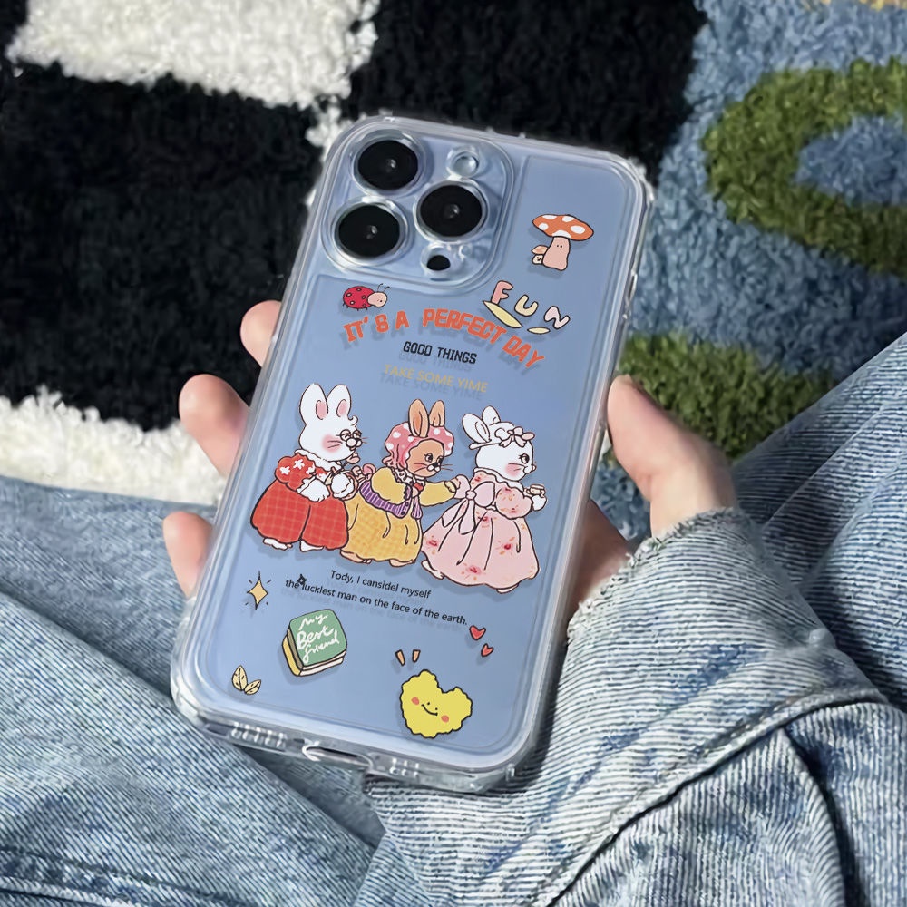 ✅Ốp Điện Thoại Dẻo Họa Tiết Chú Thỏ Dễ Thương Chống Sốc Cho Iphone12Plus 78 max11 1314proiPhone12plus 6In NZ37