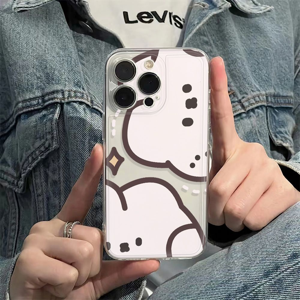 ✅Ốp Điện Thoại Mềm Chống Sốc In Hình Thỏ Phong Cách Đơn Giản Cho Apple Iphone 11iPhone12max plus1314pro 786In UGFP