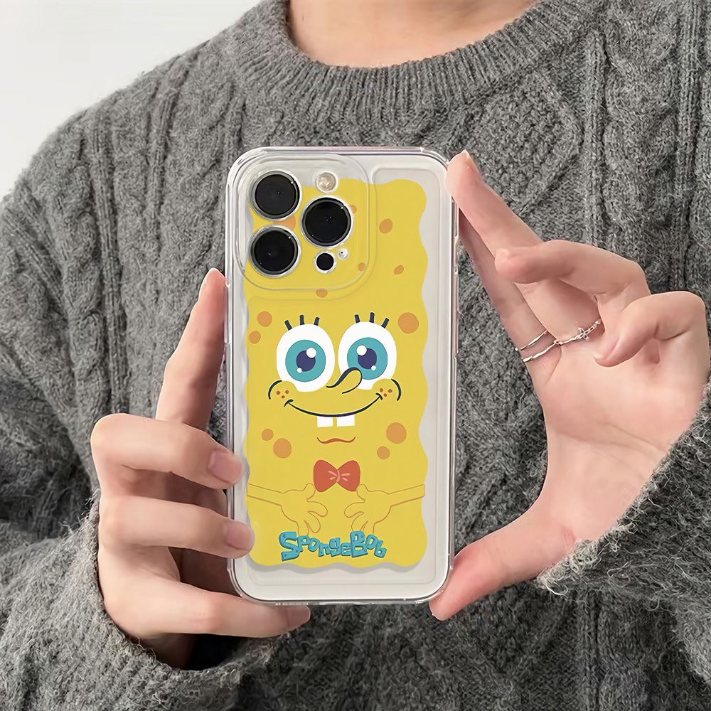 ✅Ốp Điện Thoại Dẻo Họa Tiết Hoạt Hình Spongebob Chống Sốc Cho iPhone12 Apple 6Inmax14Pro 78 Phong Cách 1311 CLNQ