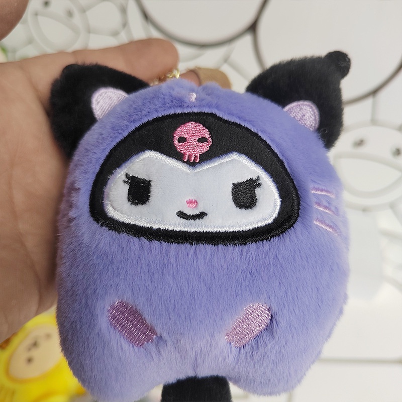 MOUSSON Móc Khóa Hình Chú Chó Yugui Nhồi Bông Dễ Thương