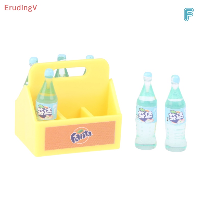 [ErudingV] 1 Set Mô Hình Chai Nước Uống Mềm Trang Trí Nhà Búp Bê Thu Nhỏ 1: 12