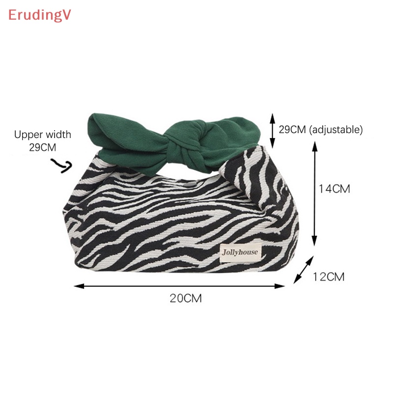 [ErudingV] Túi Đựng Hộp Cơm Trưa [Mới] Túi Đựng Đồ Trang Điểm Tai Thỏ Dễ Thương Phong Cách Nhật Bản Ins Cho Nữ