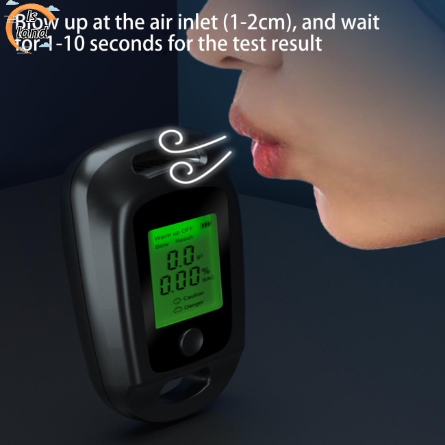 Máy Kiểm Tra Hơi Thở Kỹ Thuật Số Cầm Tay Độ Chính Xác Cao Có Thể Sạc Lại Bằng Cổng Usb