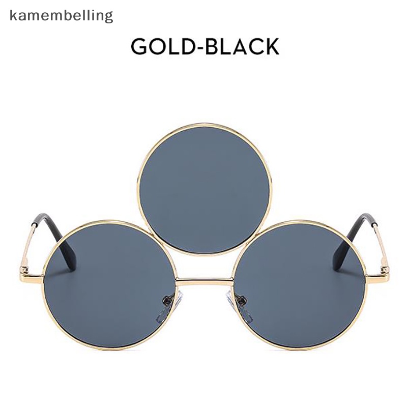 Kamembelling Kính Mát Gọng Tròn Thời Trang Dành Cho Cả Nam Và Nữ